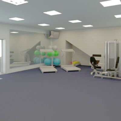 Interior of training room